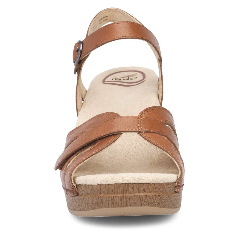 Dansko Season Stylish Sandal for Women - Lightweight with Added Arch Support - Durable PU Outsole for Long-Lasting Wear and Comfort Camel Full Grain 9.5-10 M US - Image 4